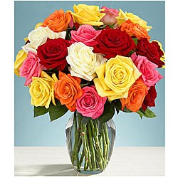 (Valentine's Day Pre-order) Assorted Roses (24 Stems)