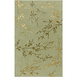 Hand-tufted Masquerade Wool Rug (5' x 8')