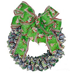 Limited Edition Mint 3 Musketeers Candy Wreath