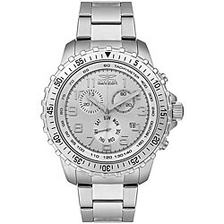 Invicta II Men's Stainless Steel Silver Dial Chronograph Watch