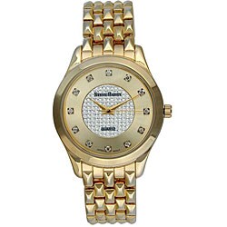 Steve Harvey Men's Gold Round Bracelet Watch