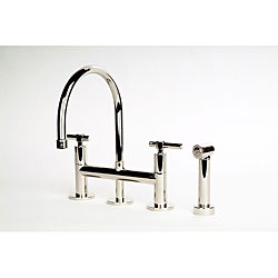Dolo Bridge Kitchen Faucet with Side Spray
