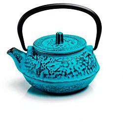 Rosseto Cast Iron 10-oz Turquoise Teapots (Pack of 6)