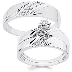 Discount Bridal Jewelry Sets on And Her 1 10ct Tdw Diamond Wedding Ring Set H I I1 Overstock Com Discount Bridal Jewelry Sets on And Her 1 10ct Tdw Diamond Wedding Ring Set H I I1 Overstock Com