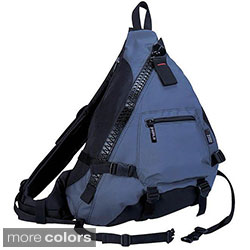 J World Navy Big Zipper Sling Bag