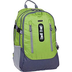 J World 3-compartment Green Laptop Backpack