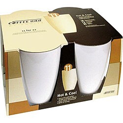 Konitz Coffee Bar 10-ounce Hot and Cool Mugs (Set of 2)