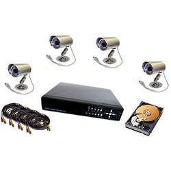 Web-ready 4-channel DVR Security System with Cameras (Refurbished)