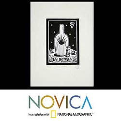 'The Bottle Tequila Lotto' Original Art Print (Mexico)