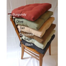 Micro Fiber Reversible Chair Pads (Set of 4)