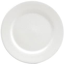 Oneida 9.5-in Rolled Edge Porcelain Plates (Case of 24)
