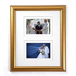 Regal Gold 2-slot Photo Frame