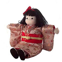 'Peach' Japanese Collectible Musical Doll