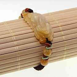 Yellow Jade Blessing Bracelet (China)
