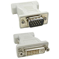DVI Female to VGA HD15 Male Adapter