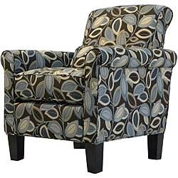 Hyde Transitional Arm Chair Brown Modern Leaf