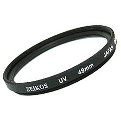 Zeikos 49mm UV Multi Coated Glass Filter