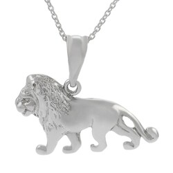 Sterling Silver Lion Necklace
