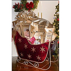 Santa Sleigh Gourmet Food Basket.