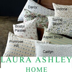 Laura Ashley 4-piece Printed Flannel Sheet Set