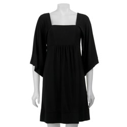 Tiana B Women's Kimono-sleeve Square-neck Dress