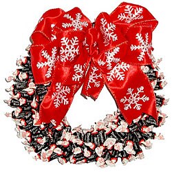 Tootsie Roll Candy Wreath