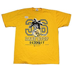 Jerome Bettis Yellow 'Last Stop' Short-sleeve T-shirt