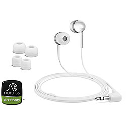 Fuji Labs White Acoustic Sealing Silicon Earbuds (Pack of 2)