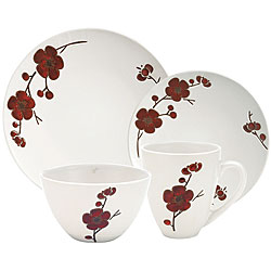 Cuisinart 16-piece Crimson Dinnerware Set