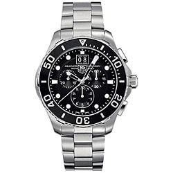 Tag Heuer Men's Aquaracer Black Chronograph Watch