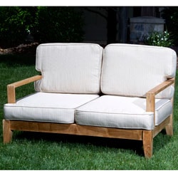Deluxe Teak Loveseat
