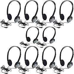 Panasonic RP-HT21 Lightweight Headphones (Pack of 10)