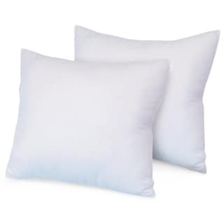 (^ ^)// SwissLux Decorator 28x28-inch Euro Square Pillows (Set of 2)