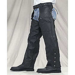 Dealer Leather 3-pocket Naked Cowhide Chaps 