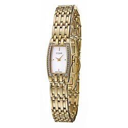 Wittnauer Warwick Women's Goldplated Steel Diamond Watch
