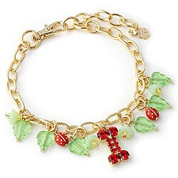 Buddy G Ladybug Charms Dog Collar 