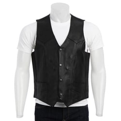 Biker's Dream Apparel Men's Leather Duster Vest