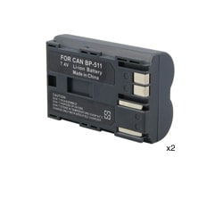 Eforcity 3 PACK Canon BP-511 Battery for G1 G5