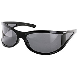 McQueen 4004/S Black Wraparound Women's Sunglasses
