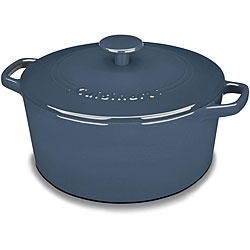 Cuisinart Chef's Classic Cast Iron Enameled 5-quart Blue Casserole