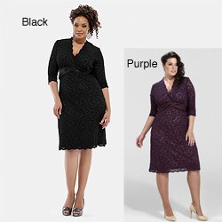 Kiyonna Women's Plus-size 'Sophia' Lace Dress