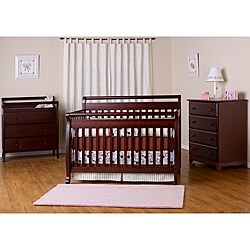 DaVinci Emily 4-in-1 Crib with Toddler Rail in Espresso