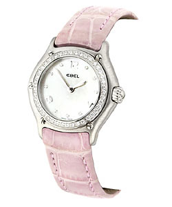 Ebel 1911 Women's Pink Strap Diamond Watch