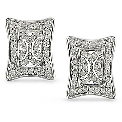 10k White Gold 1/4ct TDW Diamond Earrings (H-I, I2-I3)