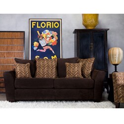 angelo:HOME Cooper Pillow Back Sofa Twillo Java Brown