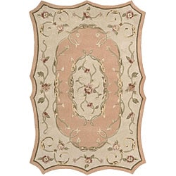Hand-tufted HSN Scallop Floral Rug (3'6 x 5'6)