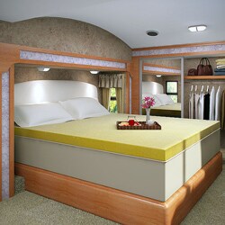 Accu-Gold Visco Elastic 4-inch Memory Foam Mattress Topper