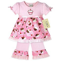 JoJo Designs Infant Girl's Birthday Cupcake Outfit
