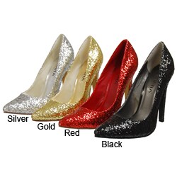 Liliana by Adi Women's Glittering Pointed-toe Stilettos