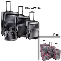 Rockland Deluxe Kensington 4-piece Luggage Set
